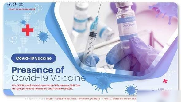 Videohive Covid 19 Vaccination Slideshow Openers template preview