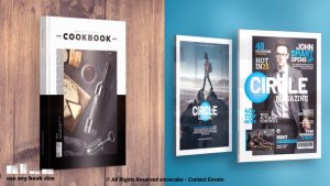 Videohive Book and Magazine Promotion Product Promo template preview