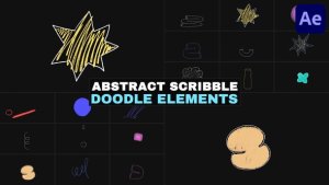 Videohive Abstract Scribble Doodle Elements | After Effects Elements template preview