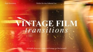 Videohive Vintage Film Transitions Pack for After Effects Elements template preview