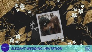Videohive Elegant Floral Wedding Invitation Openers template preview