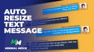 Videohive Clean Text Message Kit/ Autoresize Elements template preview