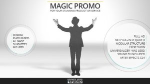 Favorite Magic Promo Video Displays template preview