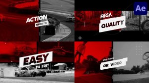 Videohive Action Sports for After Effects Openers template preview
