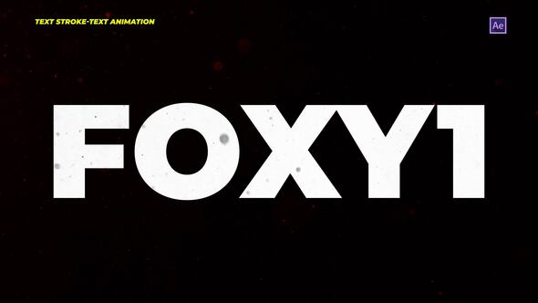 Videohive Text Stroke-Text Animation Titles template preview
