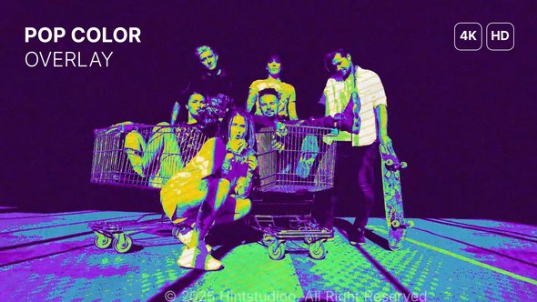 Videohive Overlay Pop Color Elements template preview