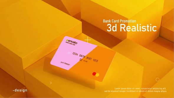Videohive Bank Cards Product Promo template preview