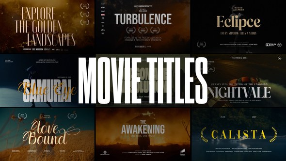 Videohive Movie Titles 57913566 Titles template preview