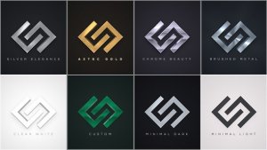 Elegant Logo Reveals Pack Video Displays template preview