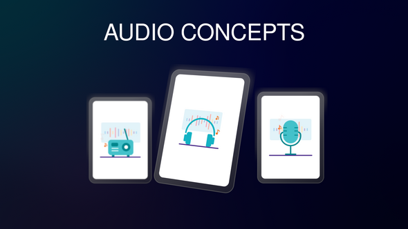 Videohive Audio Concepts Elements template preview