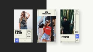 Videohive Vintage Denim Fashion Stories Product Promo template preview