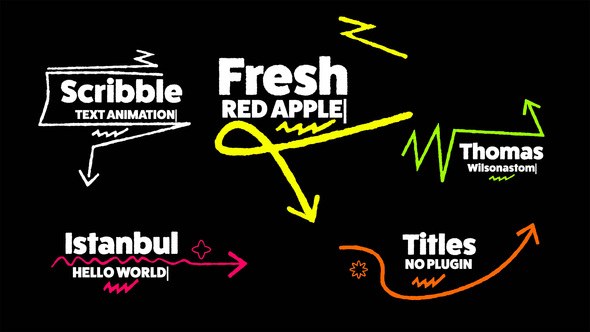 Videohive Arrows Titles 59314501 Titles template preview