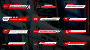 Videohive News Lower Thirds 60153550 Elements template preview