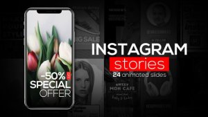 Instagram Stories V.1 Video Displays template preview