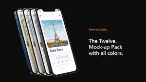 Videohive The12 - Phone Mock-up Pack Product Promo template preview