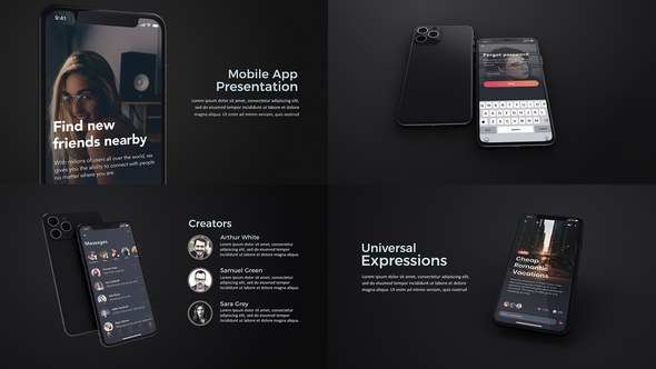 Videohive Mobile App Presentation 28539646 Product Promo template preview
