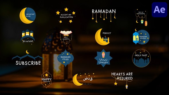 Videohive Ramadan Titles for After Effects Ramadan template preview