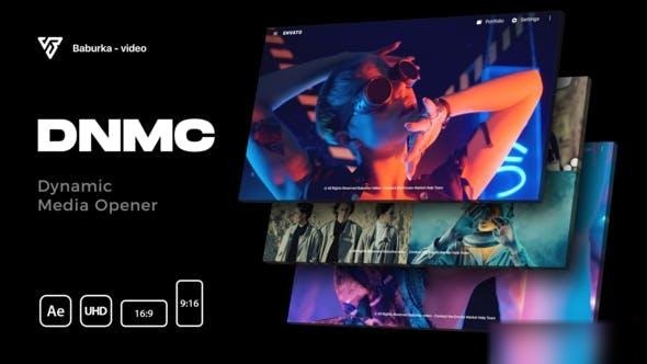 Videohive Dynamic Media Opener | DNMC Openers template preview