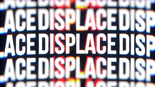 Videohive Displace Logo Reveal Logo Stings template preview