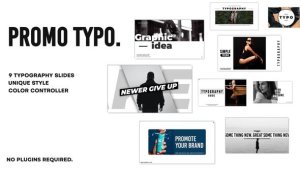 Videohive Typography Promo 48336478 Titles template preview