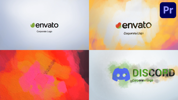 Watercolor And Paint Logo for Premiere Pro Premiere Pro template preview