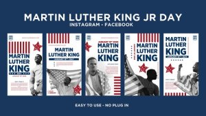Videohive Martin Luther King Jr Day Instagram Stories Openers template preview