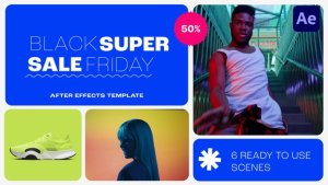 Videohive Black Friday Promo 49112849 Video Displays template preview