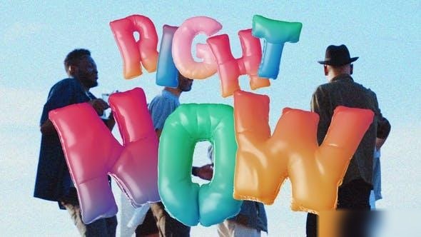 Videohive 3D Inflated Gradient Letters and Numbers Elements template preview