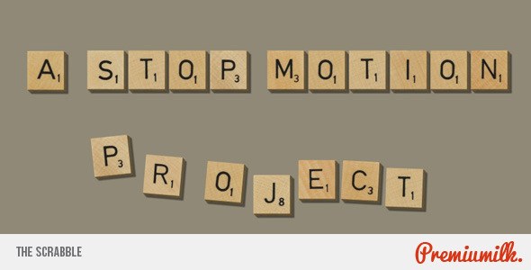 Videohive The Scrabble Titles template preview