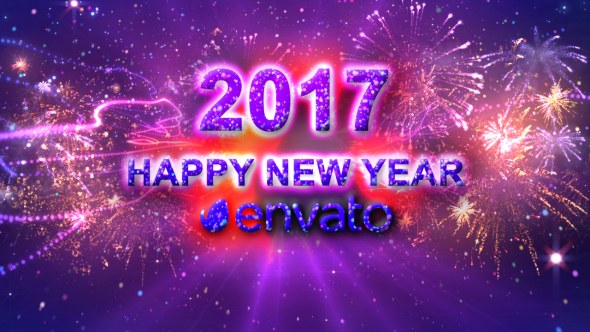 New Year Countdown Video Displays template preview