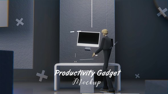 Videohive Productivity Gadget Mockup Openers template preview