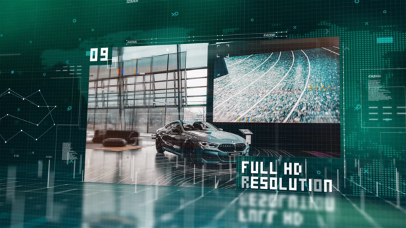 Videohive World of Technology Video Displays template preview