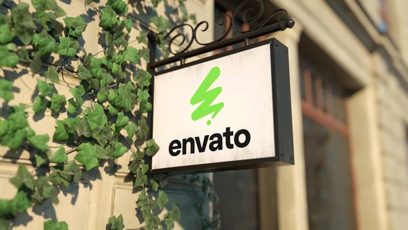 Videohive Mock-Up Wall Sign Logo Stings template preview
