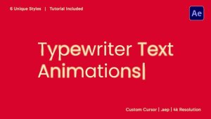 Videohive Typewriter 59573618 Titles template preview