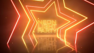 Videohive Neon Light Party Opener Titles template preview