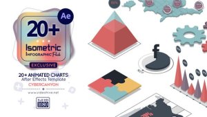 Videohive Isometric Infographic Pack Infographics template preview