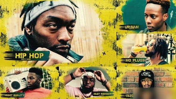 Videohive Grunge Urban Opener  / Hip-Hop / Brush  / Slideshow / Street Openers template preview