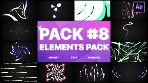Flash FX Elements Pack 08 | After Effects Video Displays template preview