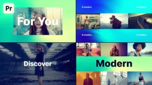 Opener Simple Opener Premiere Pro template preview