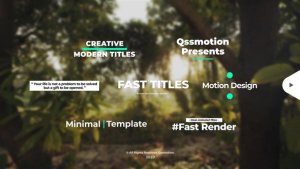 Videohive Creative and Clean Titles Package Titles template preview