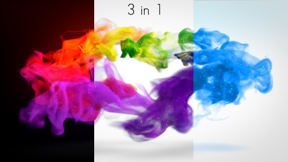 Videohive Colorful Smoke Logo Reveal II Logo Stings template preview