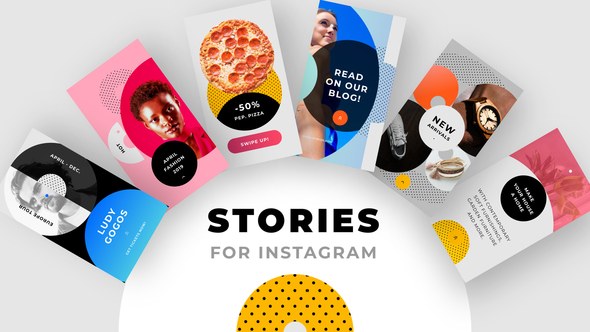 Instagram Stories Pack No. 1 Video Displays template preview