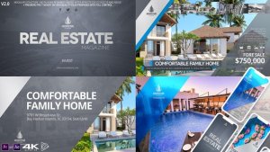 Real Estate Magazine / Broadcast ID v2.3 Video Displays template preview