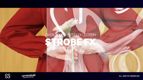 Videohive Strobe Effects Overlays Collection Vol. 01 Elements template preview