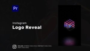 Logo Reveal Vertical Reel for Premiere Pro Premiere Pro template preview
