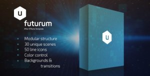 Futurum Presentation Pack Video Displays template preview