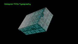 Videohive Hologram Title Typography Product Promo template preview