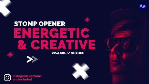 Videohive Energetic And Creative | Stomp Opener Openers template preview