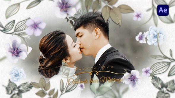 Videohive Valentine's and Wedding Intro Video Displays template preview