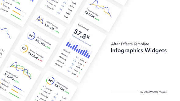 Videohive Infographics Widgets Infographics template preview